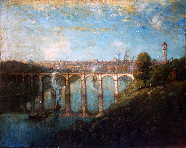 High Bridge New York 1905 by Henry Ward Ranger | Oil Painting Reproduction