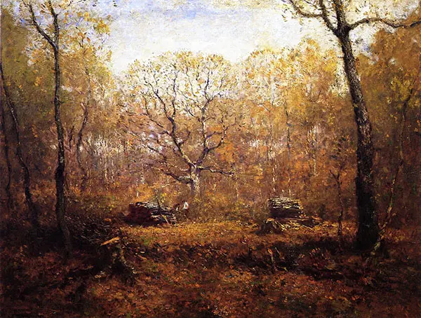 The Woodcutters By Henry Ward Ranger