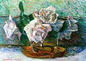 A Still Life with Roses 1917 By Jo Koster