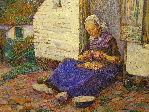 Female Farmer in Costume By Jo Koster