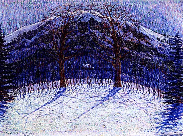 Snow Landscape 1920 By Jo Koster