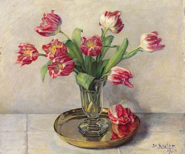 Tulips 1935 by Jo Koster | Oil Painting Reproduction