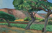 Carob Tree 1909 By Joaquim Sunyer