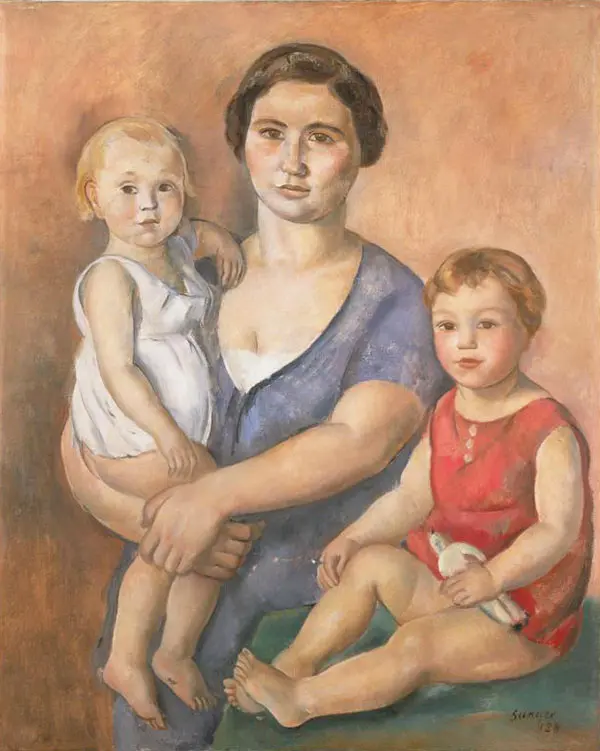 Maternite 1928 By Joaquim Sunyer