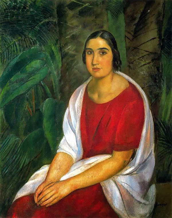 Retrato de Montserrat Gomis 1921 | Oil Painting Reproduction
