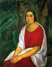 Retrato de Montserrat Gomis 1921 By Joaquim Sunyer