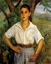 Retrato de Ricardo Gamis 1922 By Joaquim Sunyer