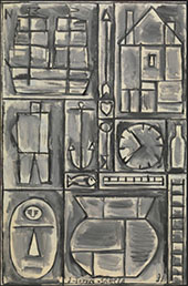 Composition 1931 By Joaquin Torres-Garcia