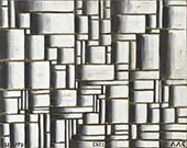 Construction in White and Black 1938 By Joaquin Torres-Garcia