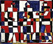 Structure in Five Tones with Three Fingures 1946 By Joaquin Torres-Garcia