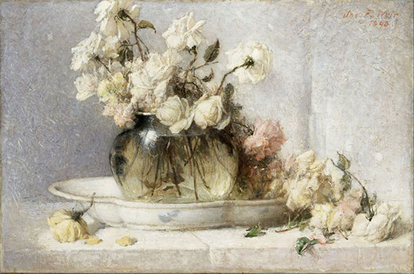 Roses 1898 by John Ferguson Weir | Oil Painting Reproduction
