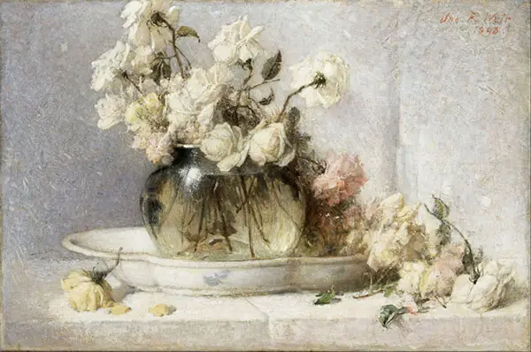 Roses 1898 By John Ferguson Weir