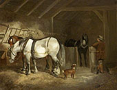 A Stable Interior By John Frederick Snr Herring