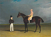 Birmingham with Patrick Conolly Up and his Owner John Beardsworth By John Frederick Snr Herring