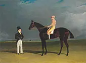 Birmingham with Patrick Conolly Up and his Owner John Beardsworth By John Frederick Snr Herring