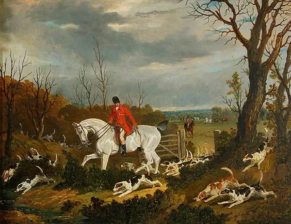 Drawing The Covert By John Frederick Snr Herring