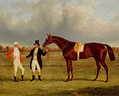 Euclid with Jockey Connolly and Trainer Pettit By John Frederick Snr Herring
