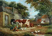 Farmyard 2 By John Frederick Snr Herring