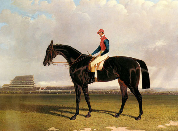 Lord Chesterfields Industry with William Scott Up at Epsom | Oil Painting Reproduction