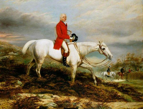 Lord Lonsdale out Hunting | Oil Painting Reproduction
