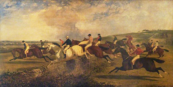 Punchestown Steeplechase | Oil Painting Reproduction