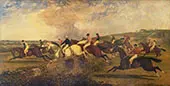 Punchestown Steeplechase By John Frederick Snr Herring