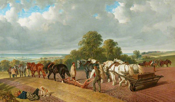 Seed Time by John Frederick Snr Herring | Oil Painting Reproduction