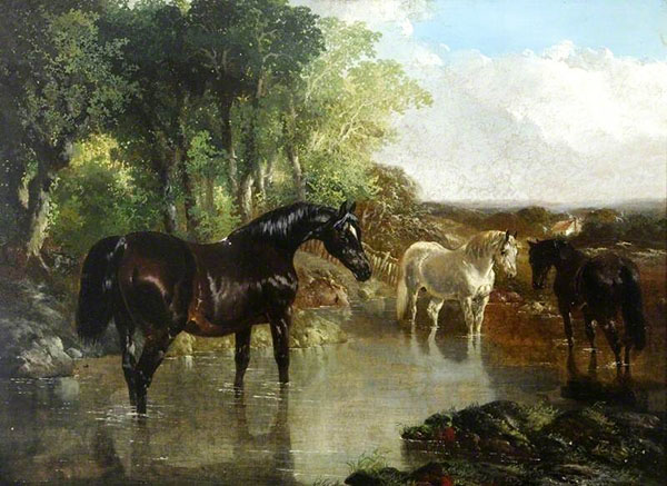 The Brood Mare by John Frederick Snr Herring | Oil Painting Reproduction