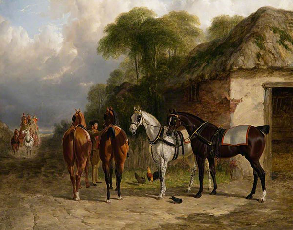 The Fresh Team by John Frederick Snr Herring | Oil Painting Reproduction