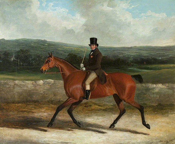 William Ward on Horseback | Oil Painting Reproduction
