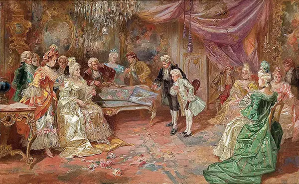 Presentation of The Young Violinist By Juan Joaquin Agrasot