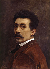 Self Portrait 1867 By Juan Joaquin Agrasot