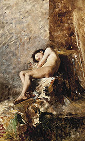 Sleeping Beauty 1869 By Juan Joaquin Agrasot