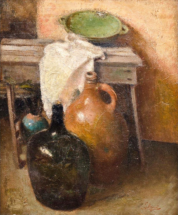 Still Life with Bottles | Oil Painting Reproduction