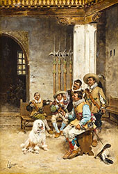 The Pet of The Regiment By Juan Joaquin Agrasot