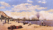 View of The Port of Alicante 1875 By Juan Joaquin Agrasot