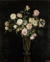 Bouquet de Roses By Jules Alexandre Grun