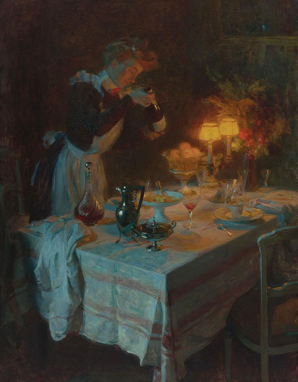 Effet de Lumiere by Jules Alexandre Grun | Oil Painting Reproduction