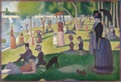 Sunday Afternoon on the Island of the Grande Jatte original format By Georges Seurat