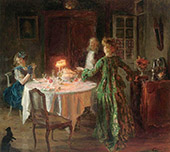 The Dinner Party 1911 By Jules Alexandre Grun