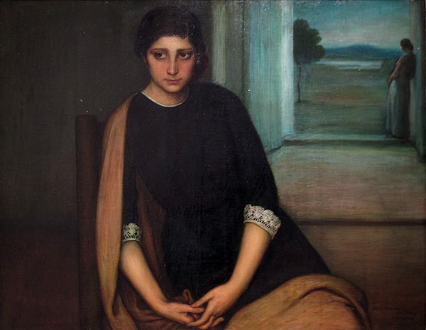 Carmen 1915 by Julio Romero de Torres | Oil Painting Reproduction