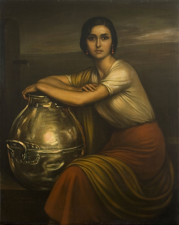 La Fuensanta by Julio Romero de Torres | Oil Painting Reproduction