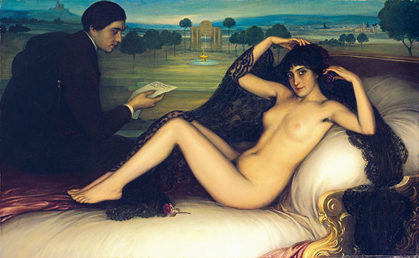 The Venus of Poetry by Julio Romero de Torres | Oil Painting Reproduction