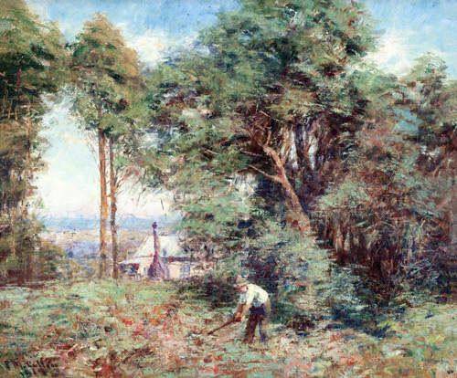 Spring Morning 1914 by Frederick McCubbin | Oil Painting Reproduction