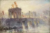 Princes Bridge 1908 By Frederick McCubbin