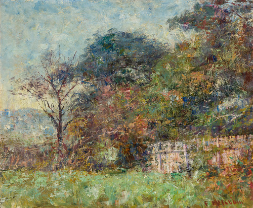 Landscape South Yarra by Frederick McCubbin | Oil Painting Reproduction