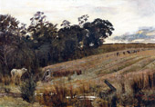 Winter at Nunawading 1886 By Frederick McCubbin