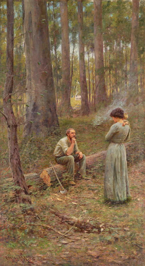 The Pioneer Center Panel by Frederick McCubbin | Oil Painting Reproduction