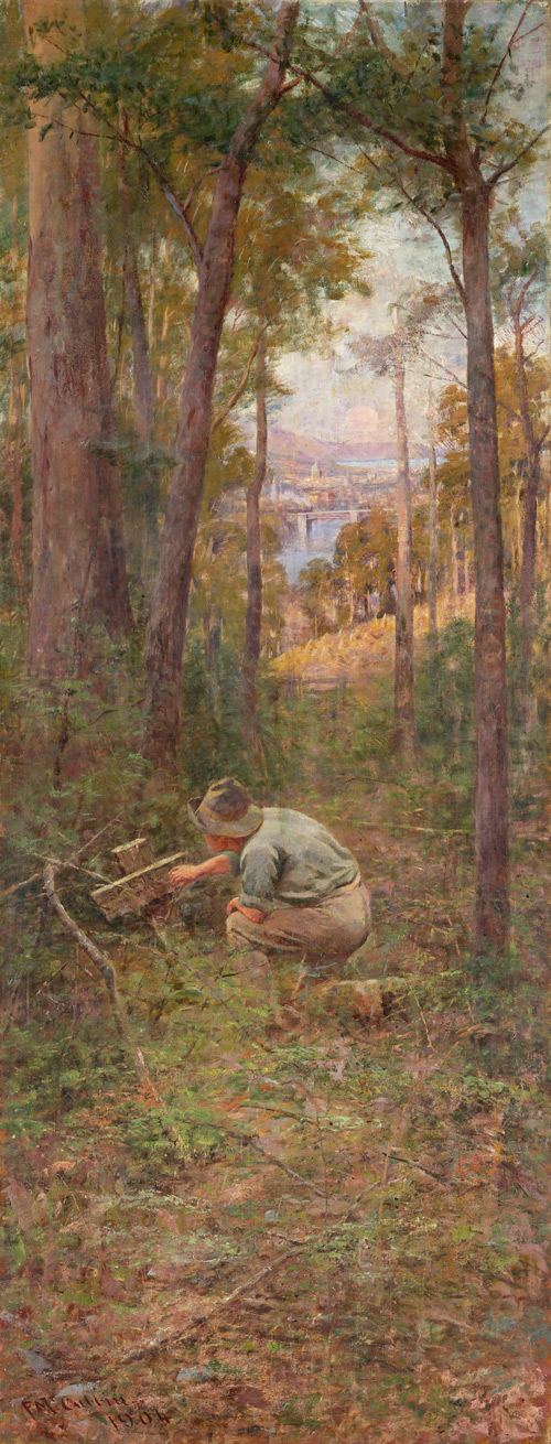 The Pioneer Right Panel by Frederick McCubbin | Oil Painting Reproduction