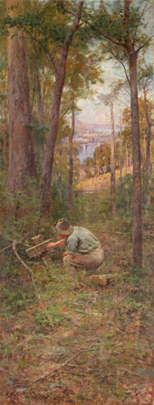 The Pioneer Right Panel By Frederick McCubbin